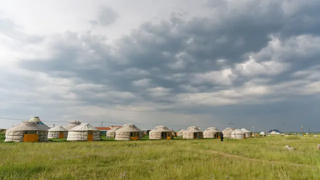 A Camp Beneath the Clouds