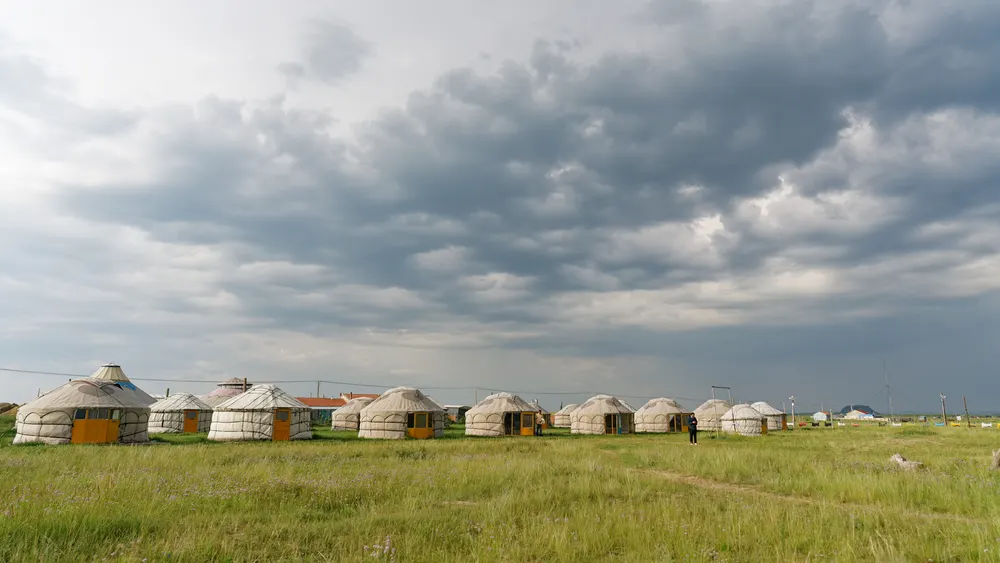 A Camp Beneath the Clouds